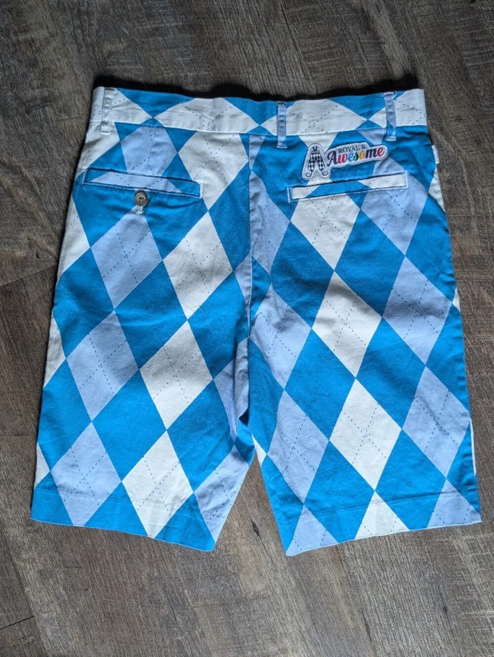 Royal & Awesome Kids Golf Short Boys Size M